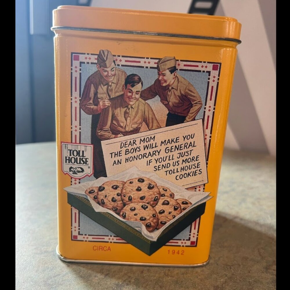 Vintage Tollhouse Cookie Tin